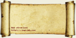 Valentina Vujanac vizit kartica